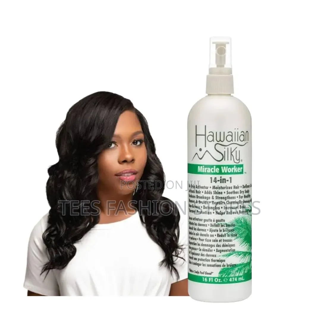 Hawaiian Silky 14 in 1 Miracle Worker - Curl Activator for Wigs - 16Oz