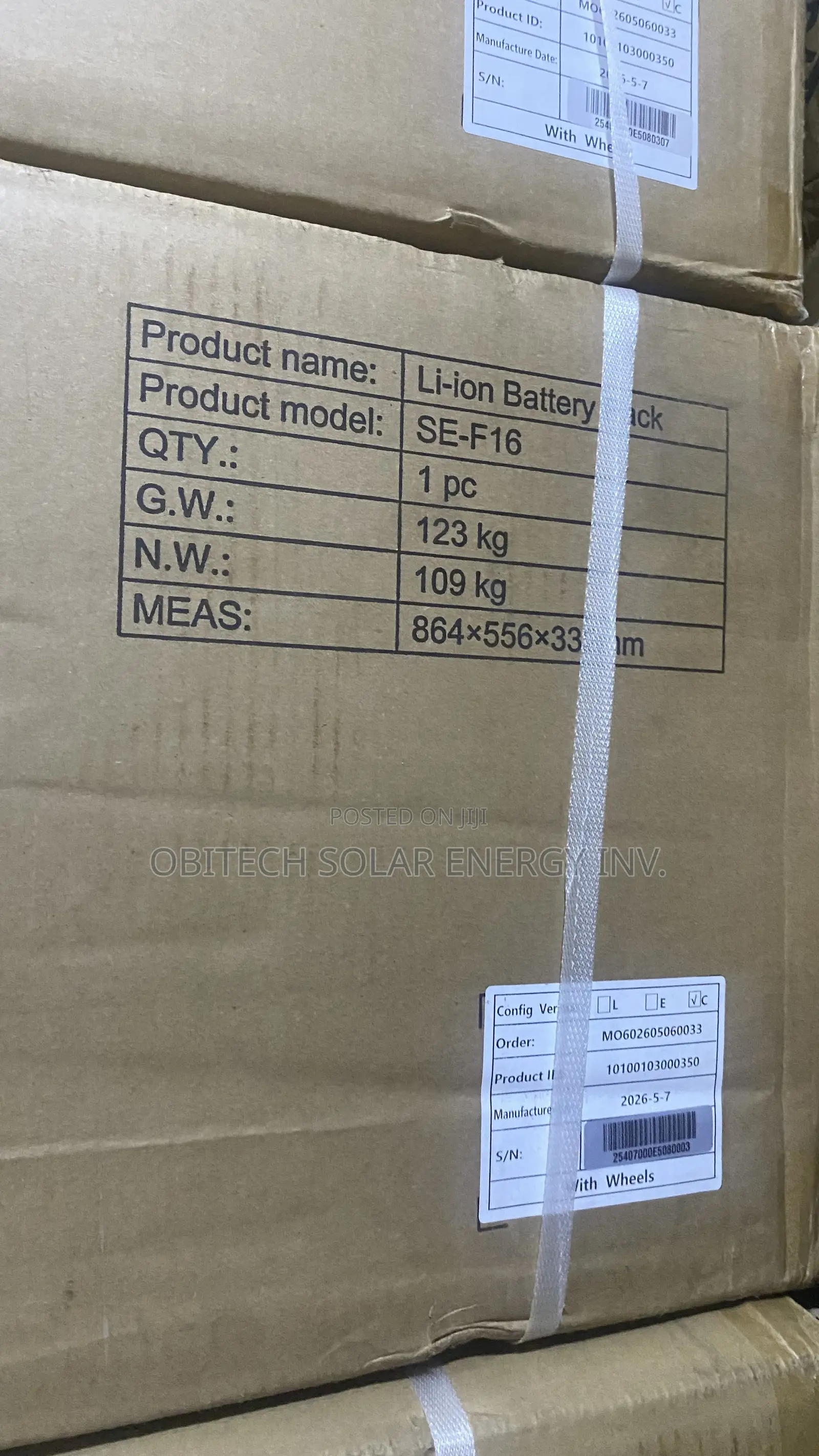16kwh 48V Deye Lithium Battery