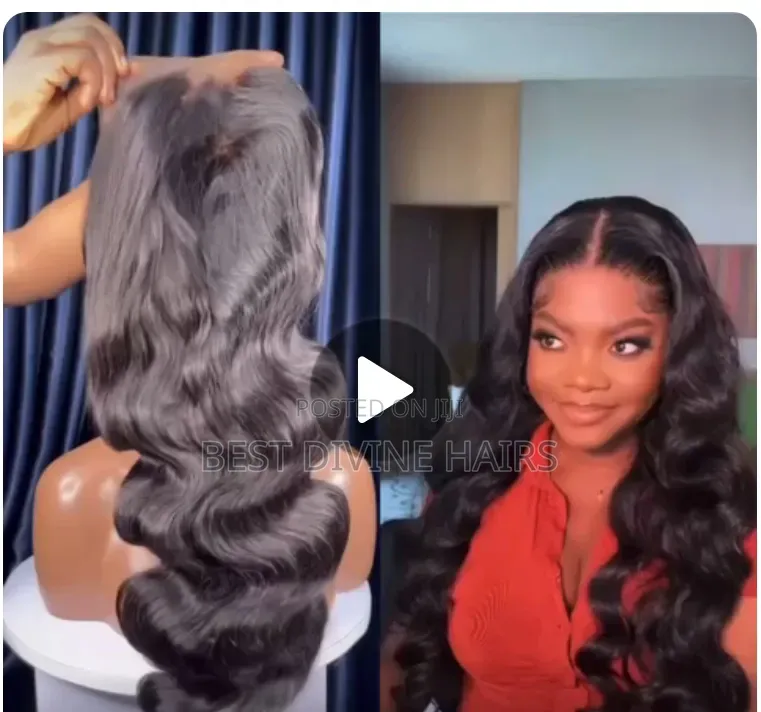 30" Full Frontal Body Wave Wig,  Human Hair  (Jo)