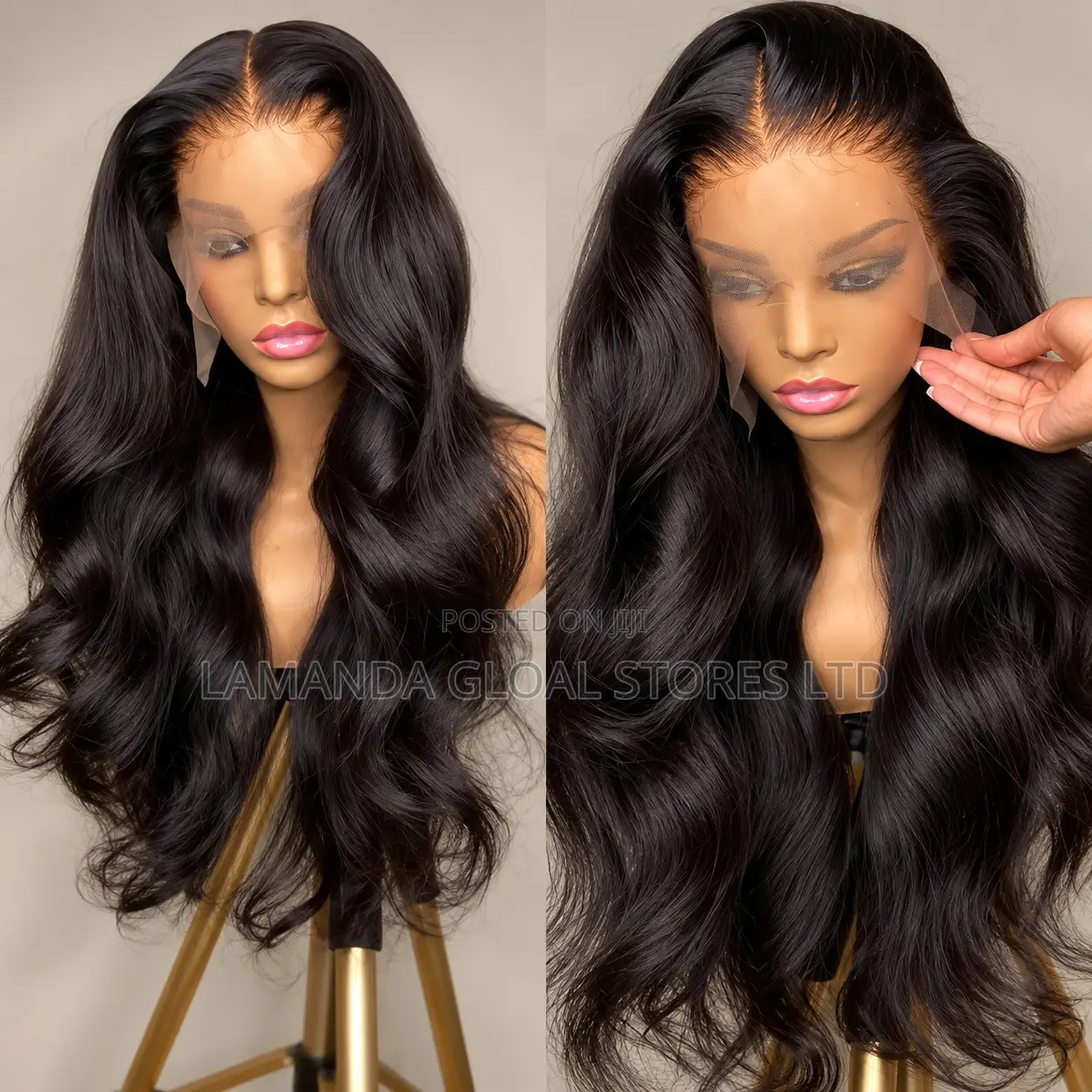 Long Body Wave Side Part HD Lace Front Human Hair Wig