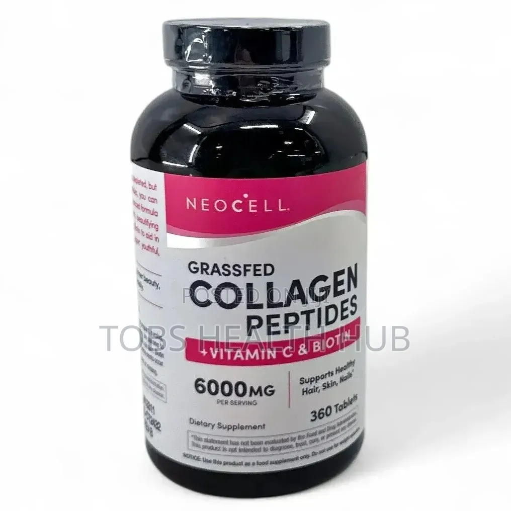 Neocell Collagen Peptides+Vitamin C Biotin 6000mg-360 Caplets