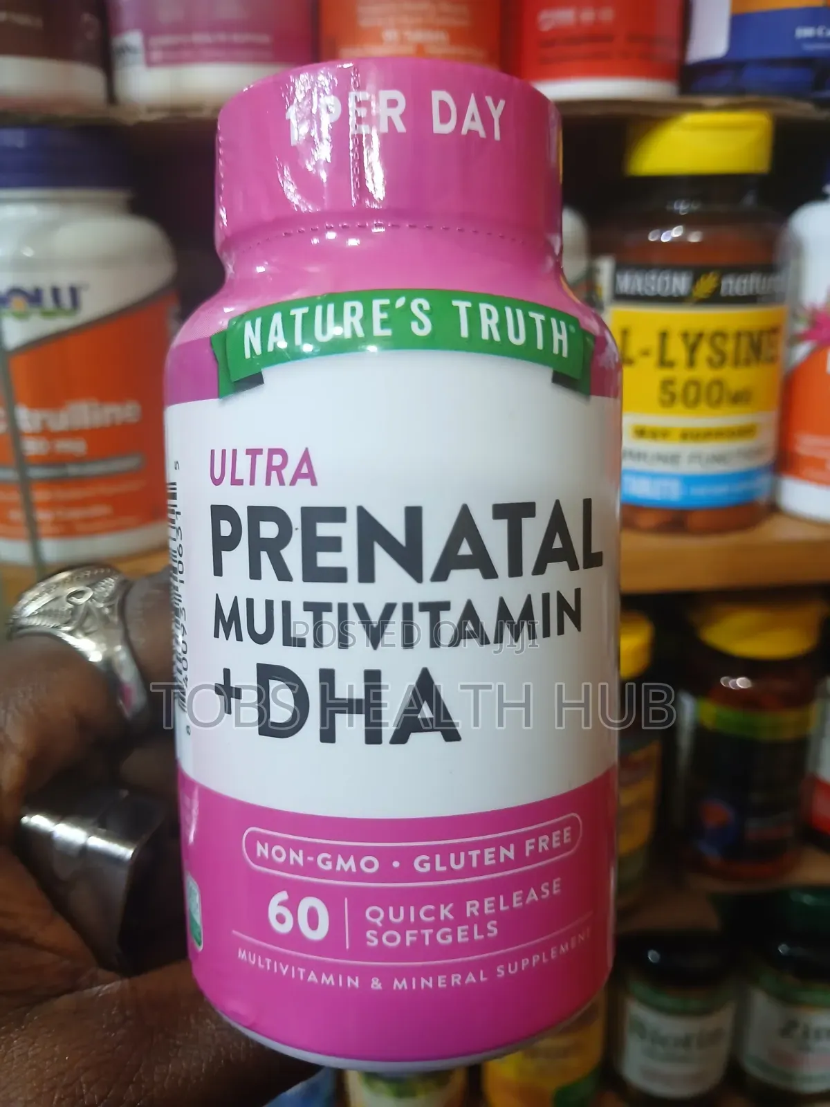 Nature's Truth Ultra Prenatal Multivitamin + DHA - 60 Softgels
