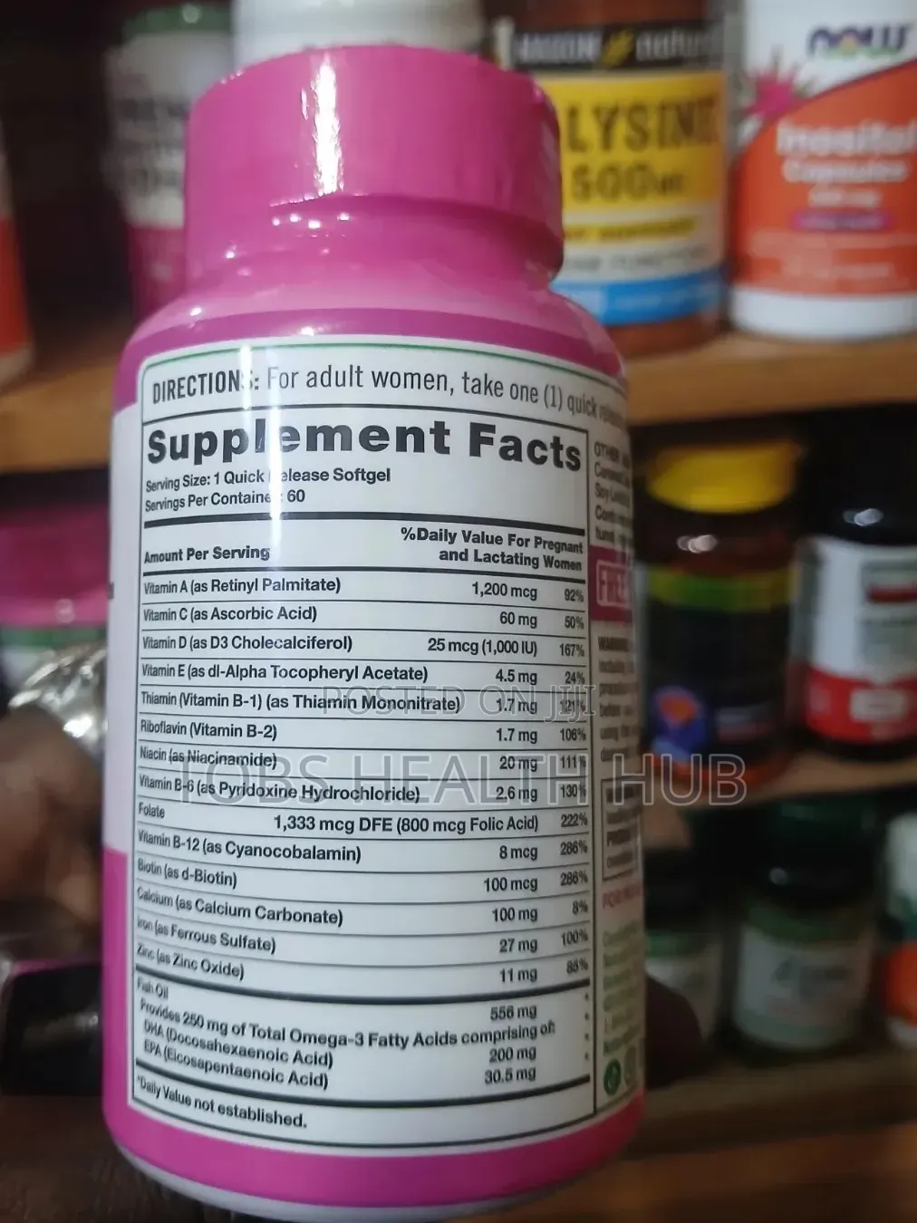 Nature's Truth Ultra Prenatal Multivitamin + DHA - 60 Softgels