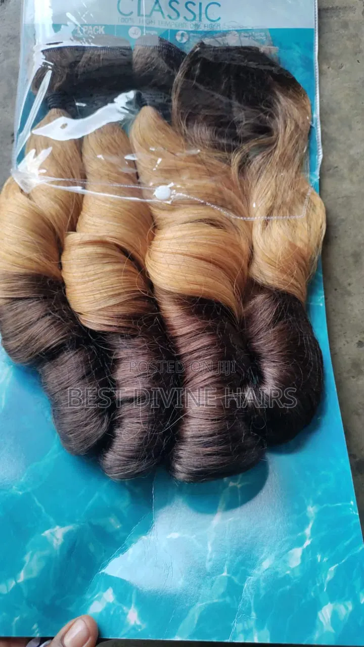 Versace Packet Hairs . High Quality Blend Bounce Wig 