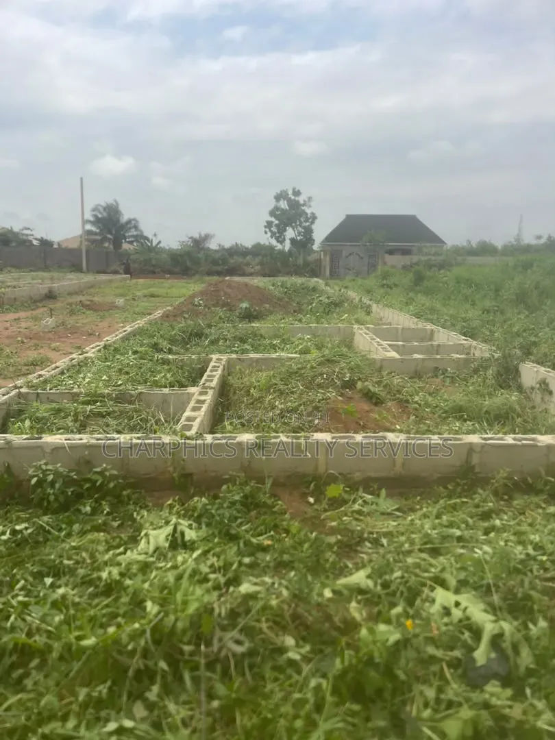Distress Half Plot of Land With 5 Mini Flat Foundation at Adamo Ikorodu