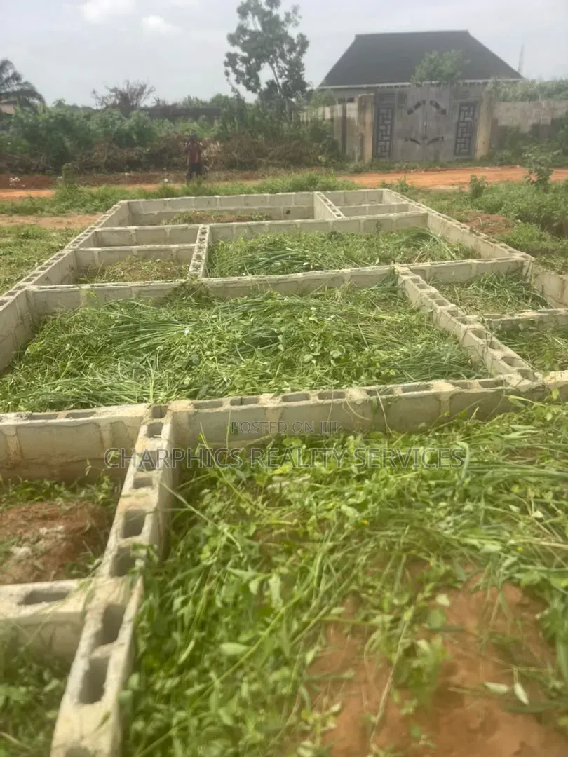 Distress Half Plot of Land With 5 Mini Flat Foundation at Adamo Ikorodu