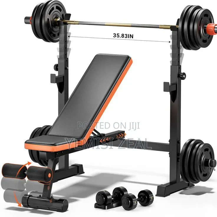 Adjustable Standard Weight Bench for Commercial and Home Use