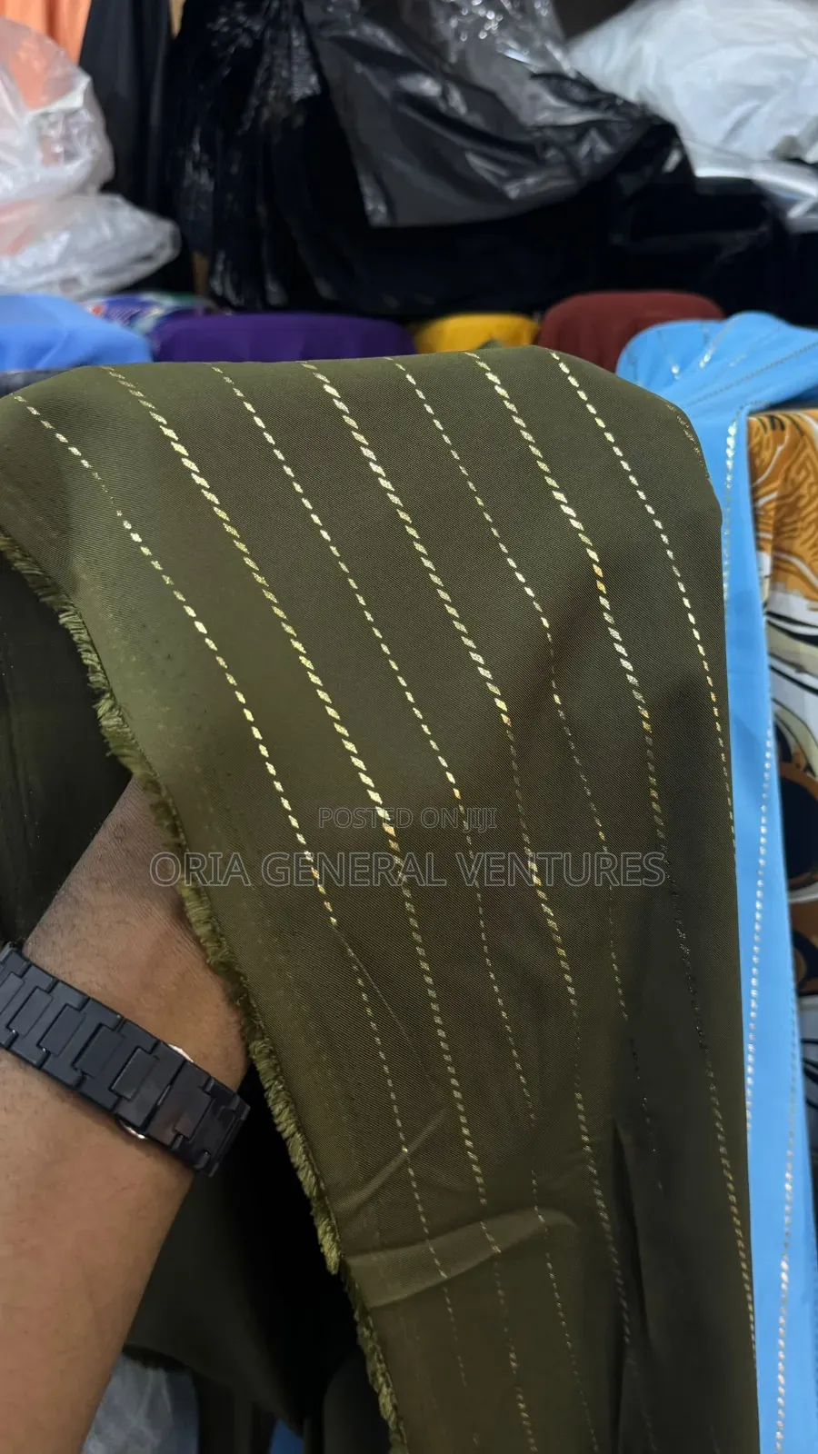 Premium Quality Unisex Stripe Fabric (4yards)