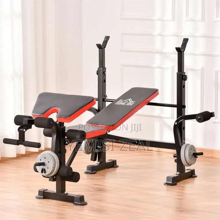 Adjustable Weight Bench Press With Free Gym Gloves