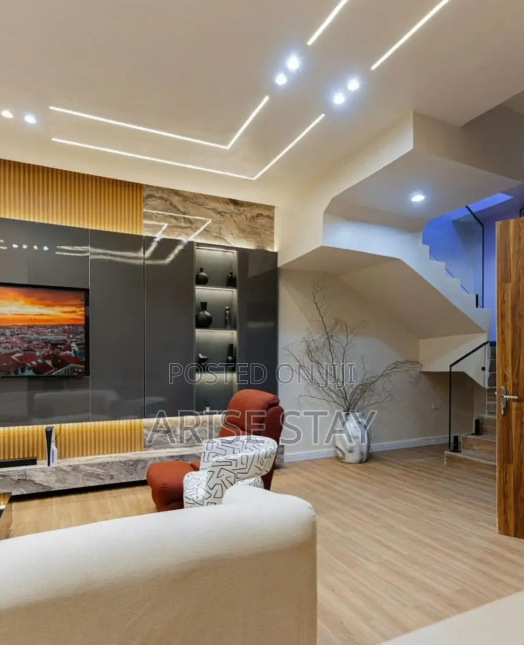 3-Bedroom Shortlet (Self-Compound) With Cinema, Ps5 Wine Bar|chevron