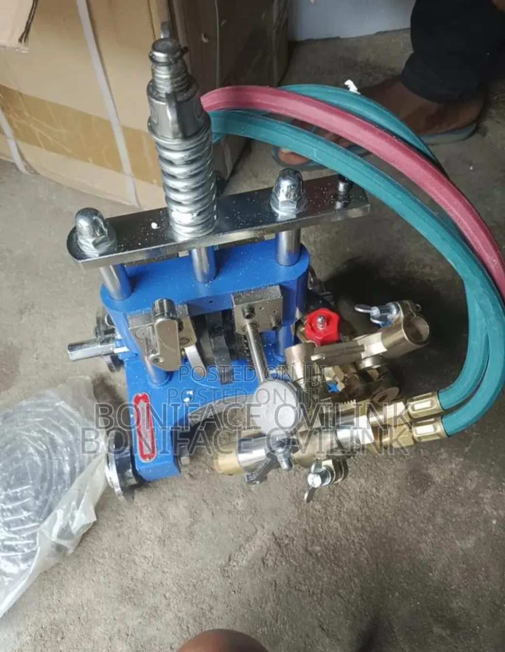 BLUEROCK CG-211Y Manual Steel Pipe Cutting Beveling Machine