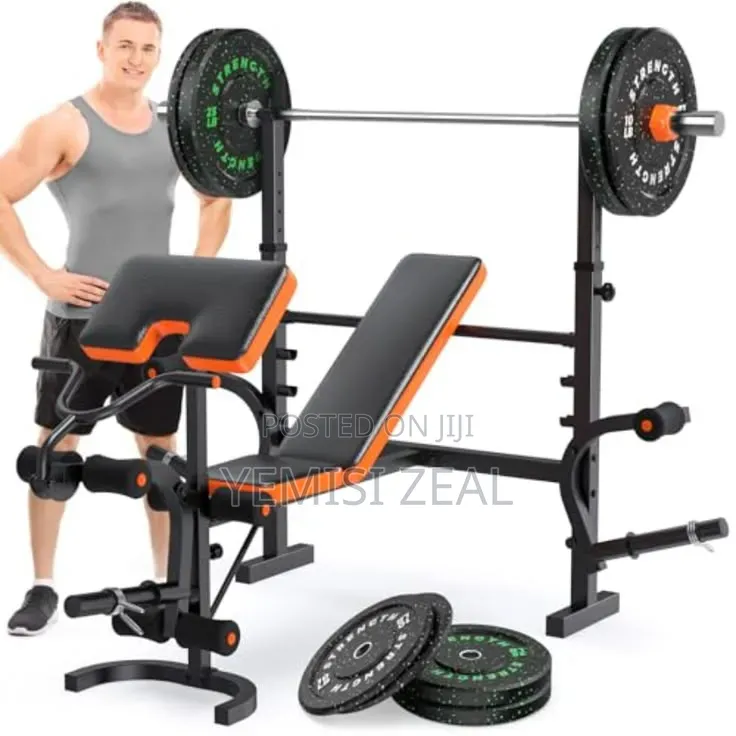 Big Commercial Weight Bench Press With Free Delivery and Gym Gloves