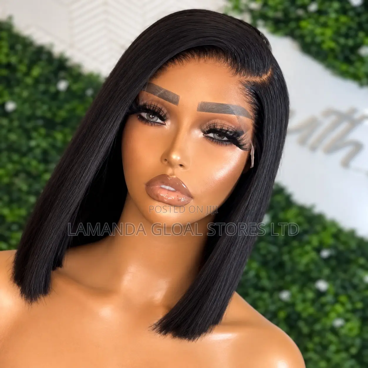 Short Straight Side Part HD Lace Front Bob Wig