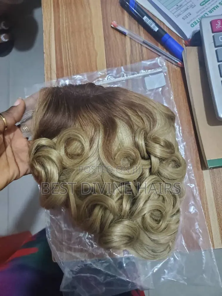 10" 4*4 Full Closure Flip Bounce Wig 
 Human Hair