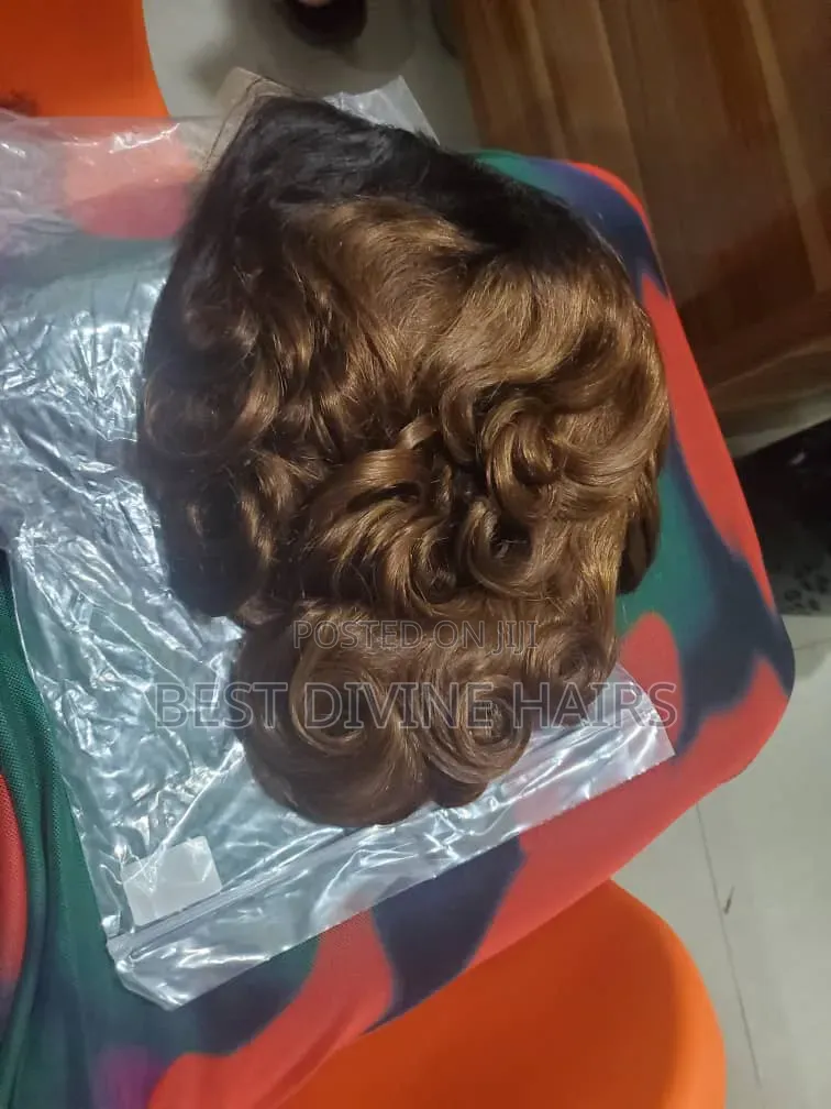 10" 4*4 Full Closure Flip Bounce Wig 
 Human Hair