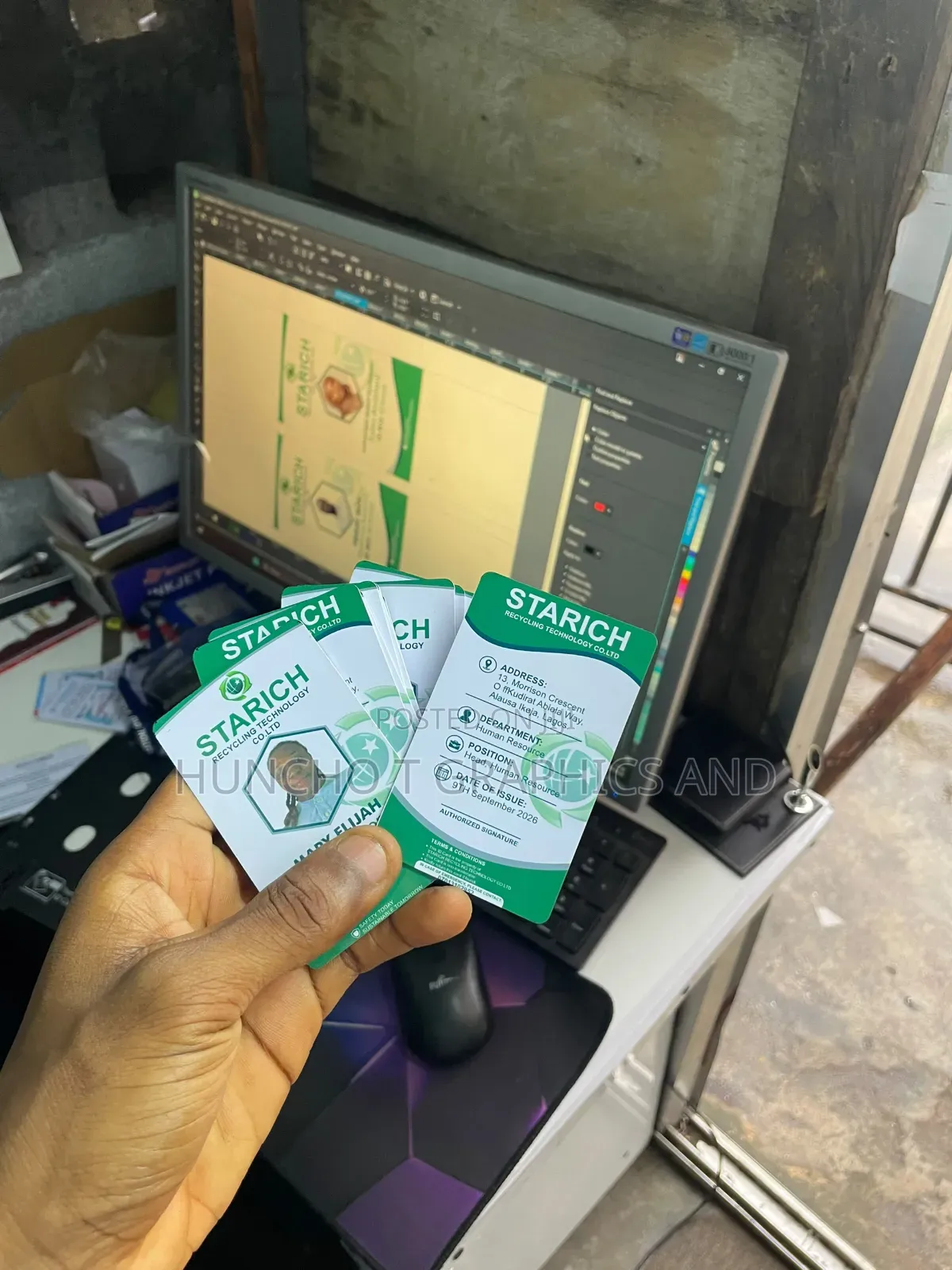 Custom ID Card Design and Print in Bulk