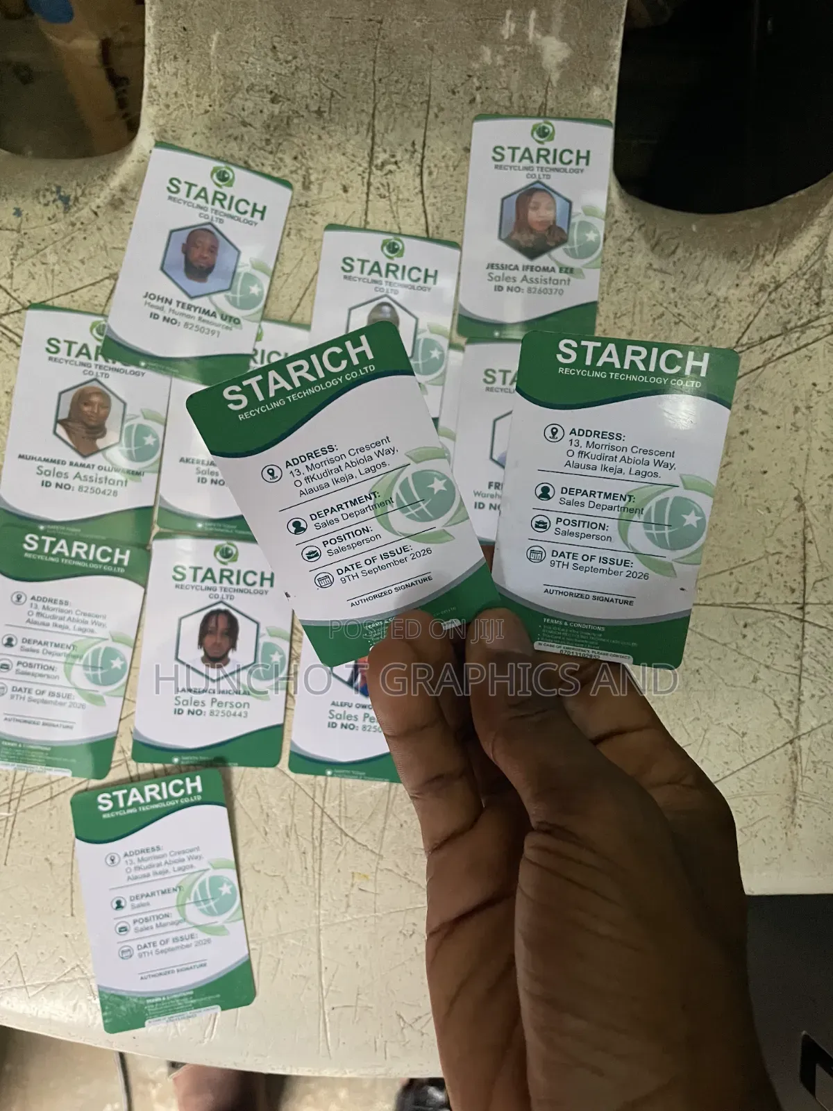 Custom ID Card Design and Print in Bulk