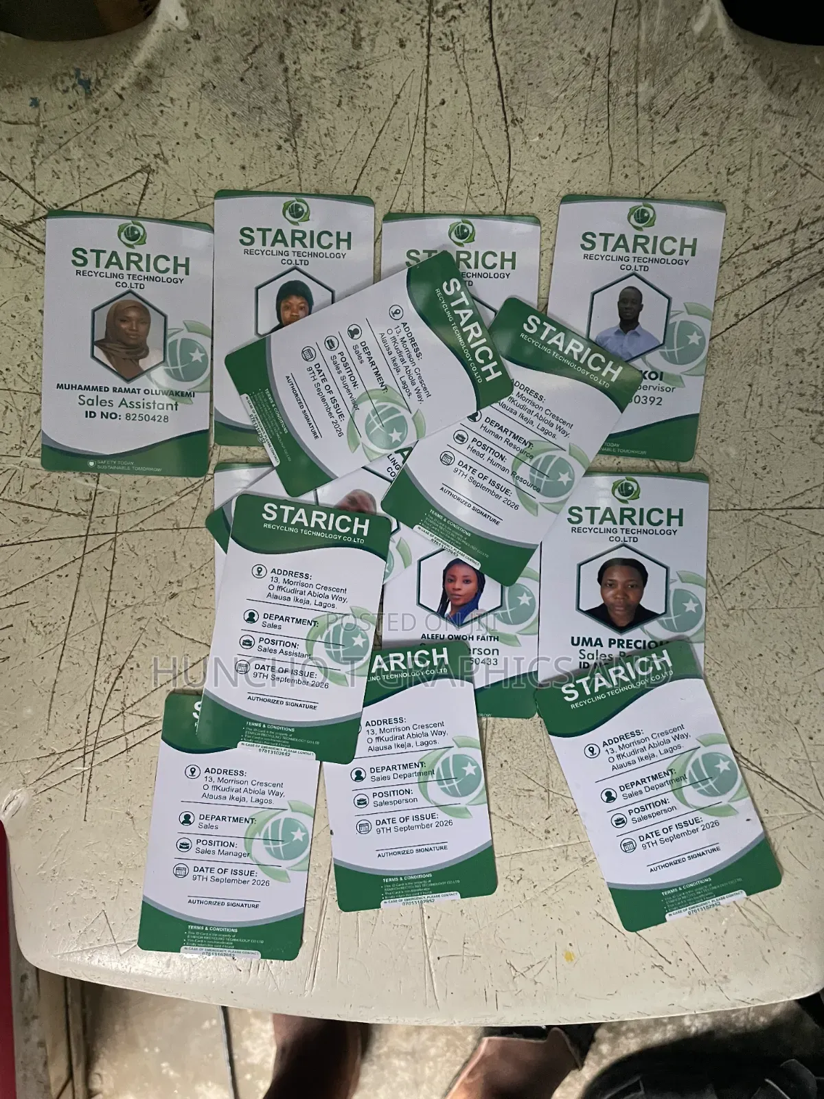 Custom ID Card Design and Print in Bulk
