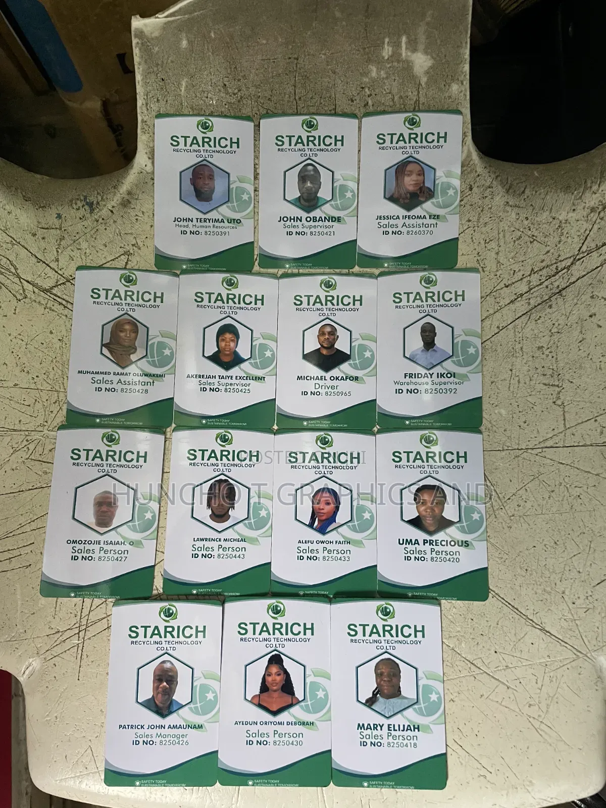 Custom ID Card Design and Print in Bulk