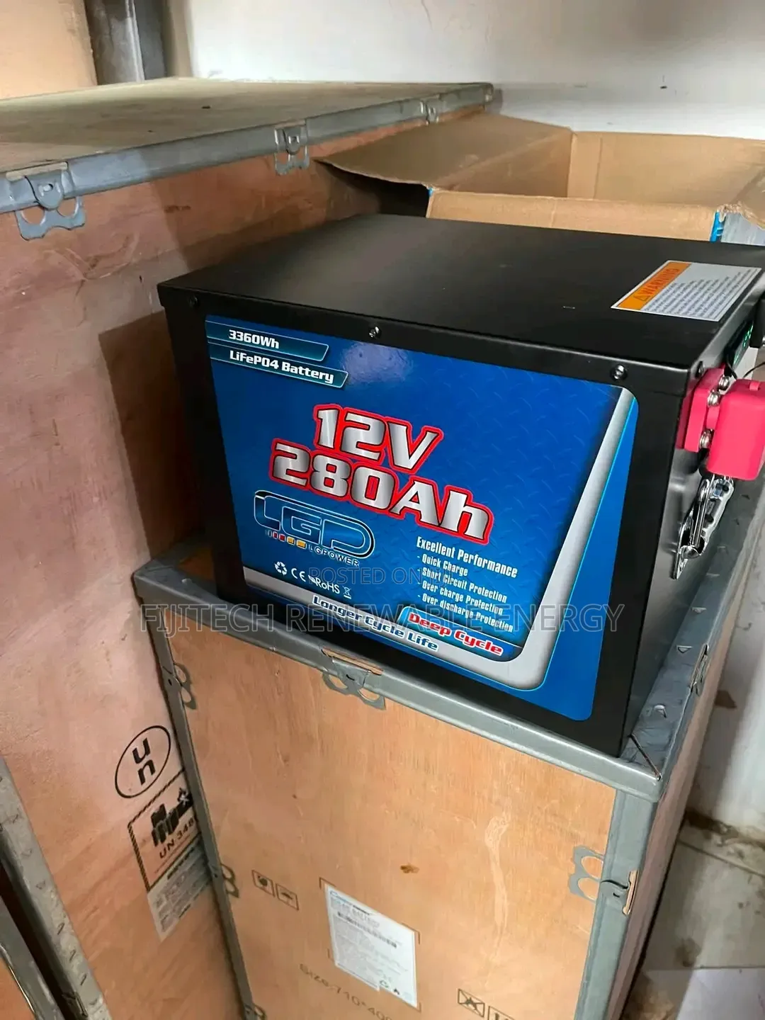 280ah 12v /3.360kwh LGP LITHIUM BATTERIES