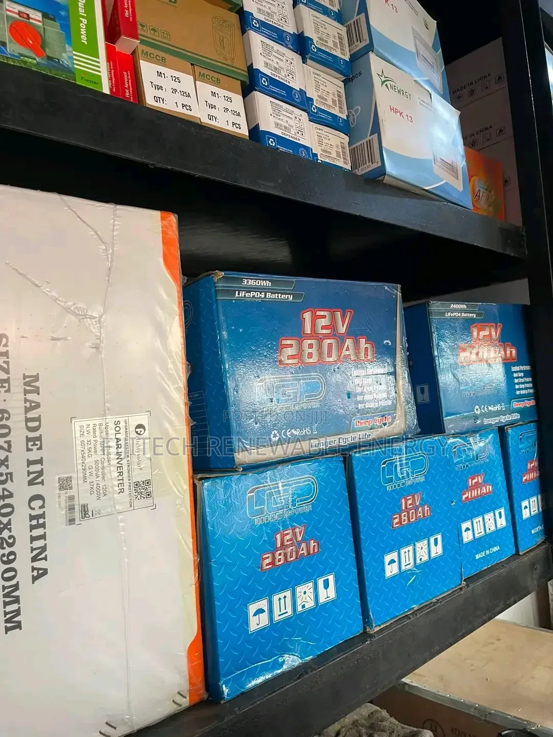 280ah 12v /3.360kwh LGP LITHIUM BATTERIES