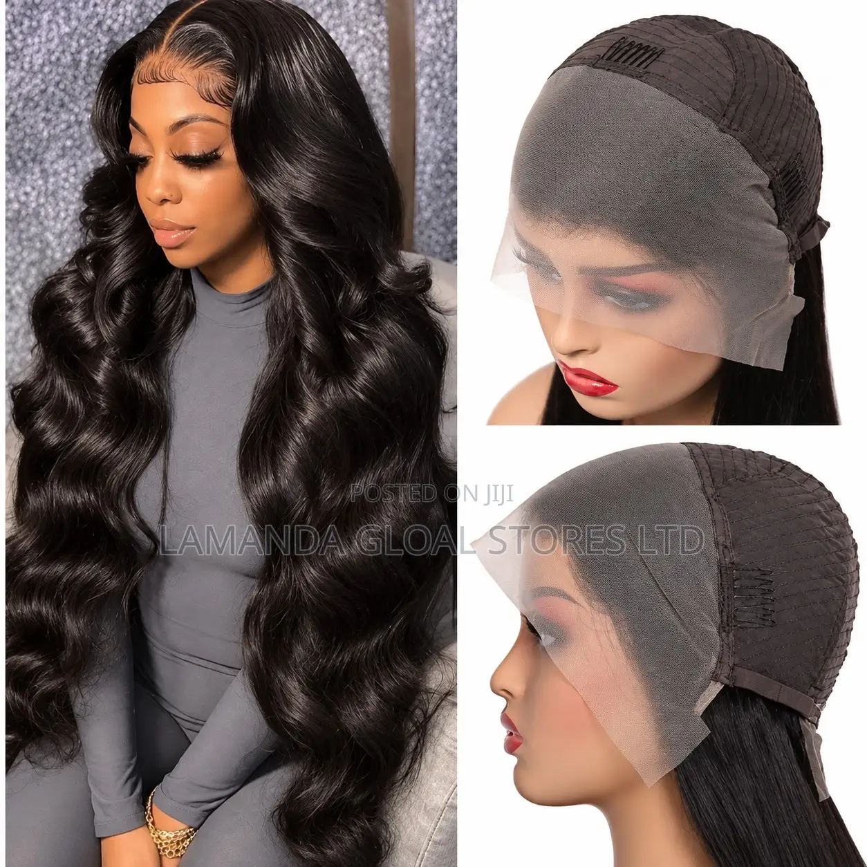Long Body Wave HD Transparent Lace Front Human Hair Wig