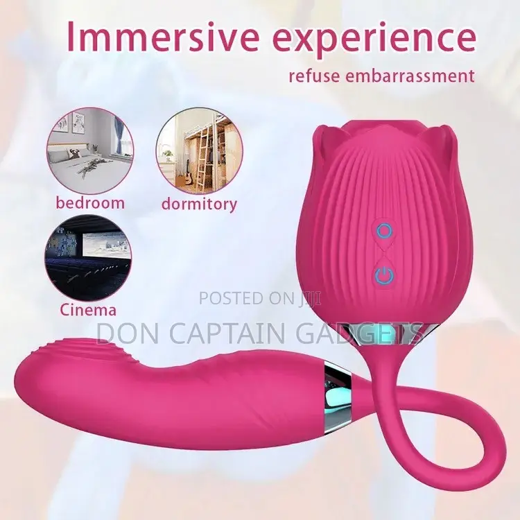 Vibrating Dildo Women - Rose Sex Toy Wit Finger Masturbation G Spot