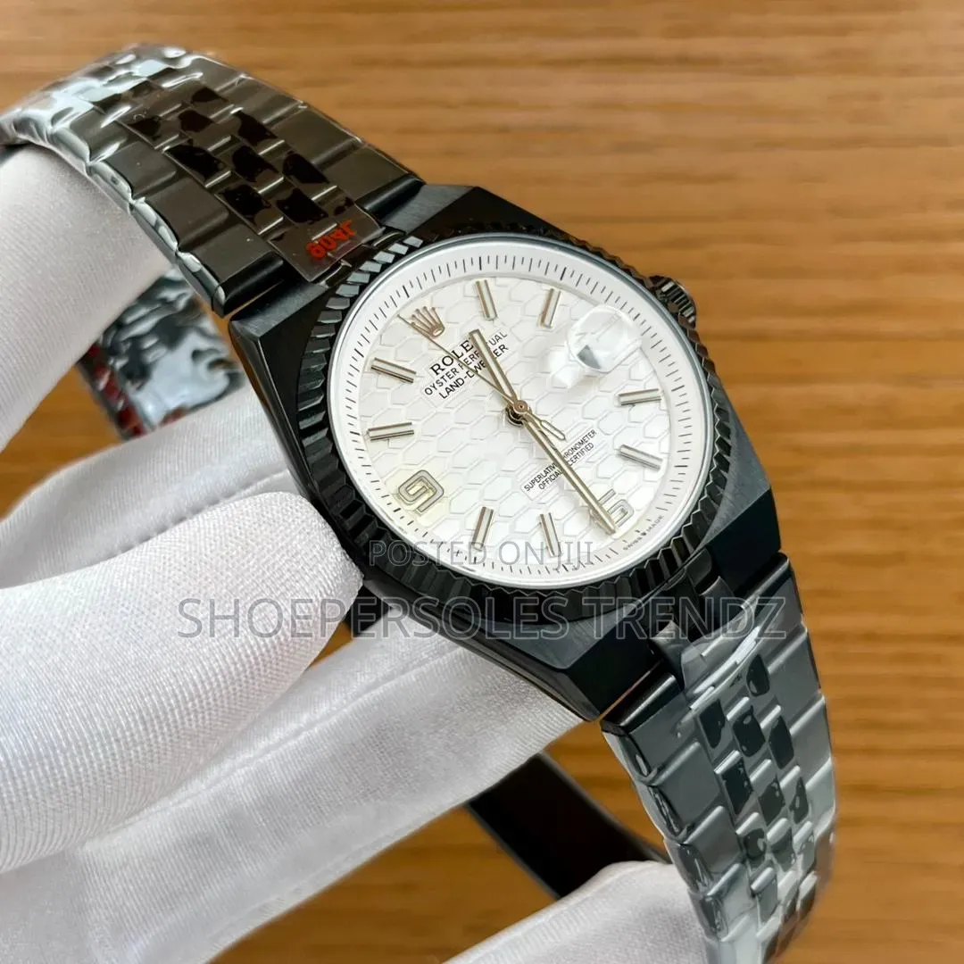 Rolex Steel Chain Wristwatches.
