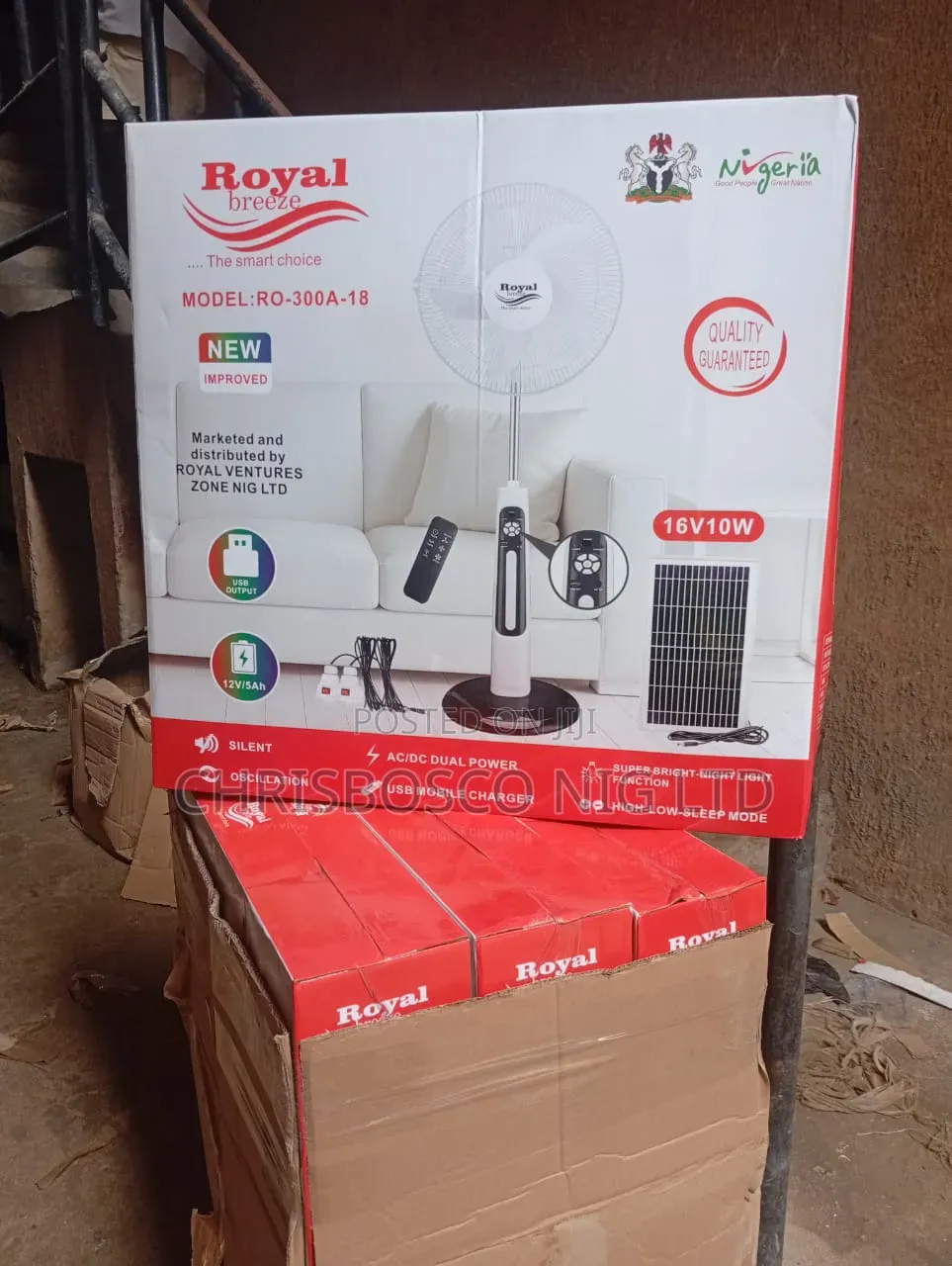 Royal Breeze Solar Energy Fan