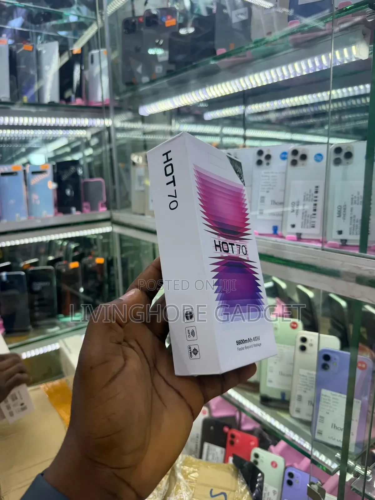 New Infinix Hot 70 256 GB Blue