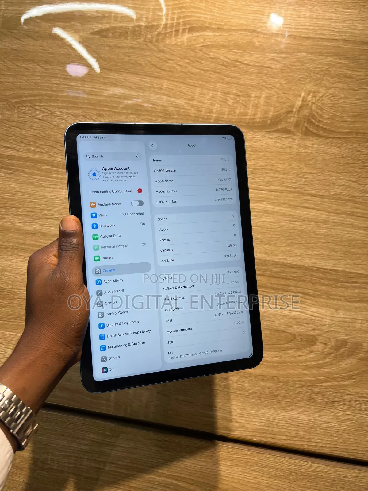 Apple iPad (2025) 128 GB Blue