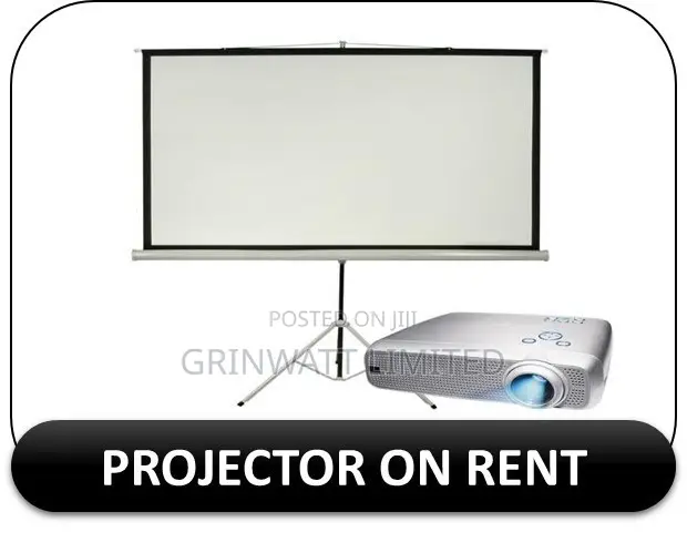 Rent Projector and Screen With Public Address System