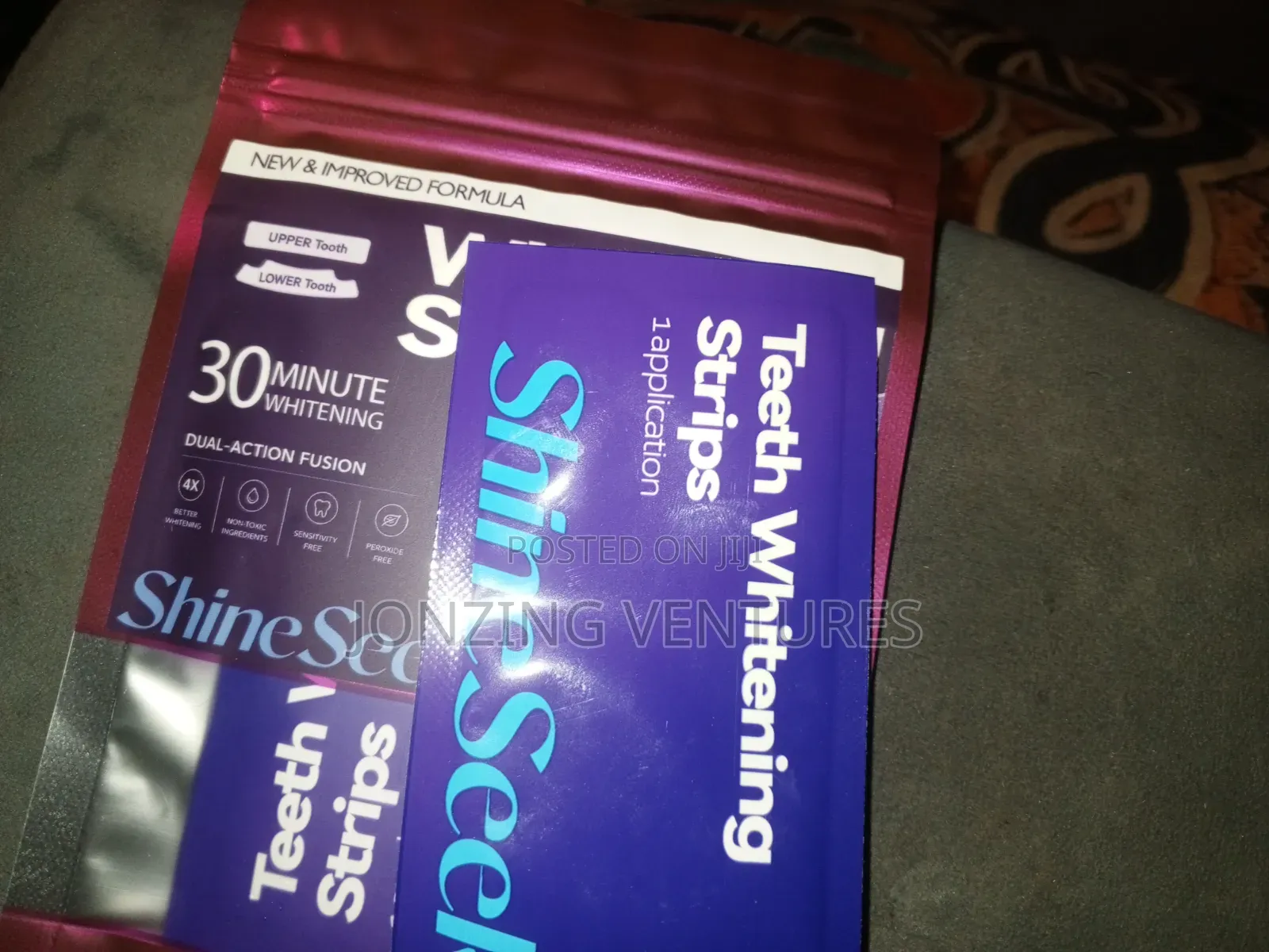 30 Minutes Purple Teeth Whitening Strip