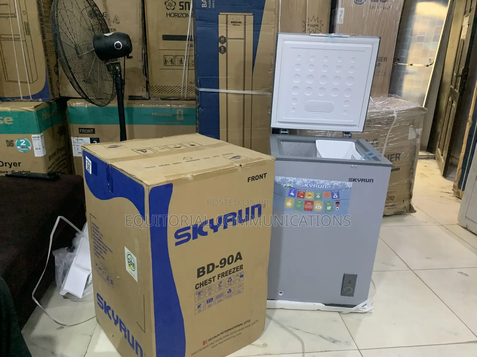 Skyrun 90L Freezer for Home Use