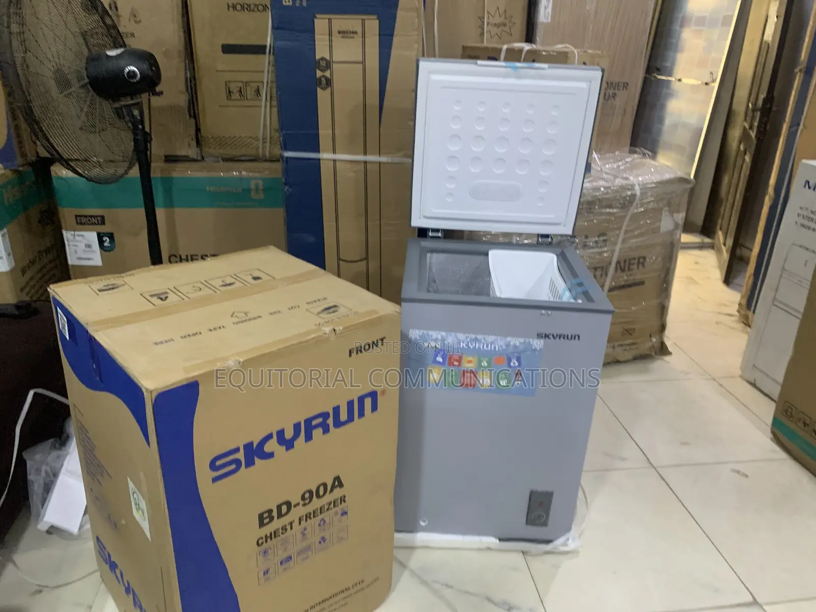 Skyrun 90L Deep Freezer for Business