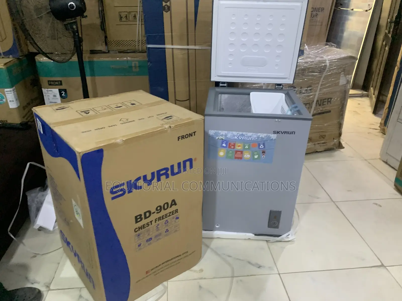 Skyrun 90L Deep Freezer for Business