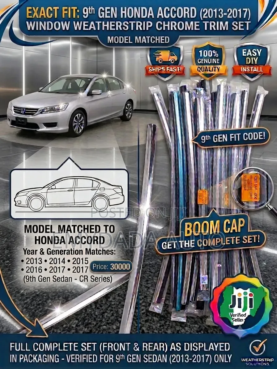 Door Chrome for Honda Accord 2013 to 2017