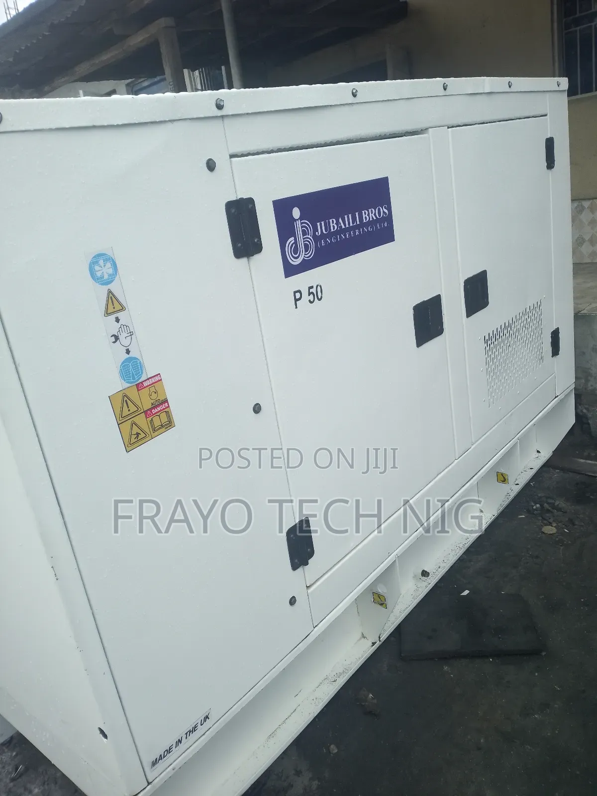 50kva Jubalibros Super Silent Soundproof Generator