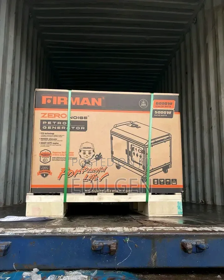 FIRMAN Soundproof Generator 6kva Build With 100%copper Coil