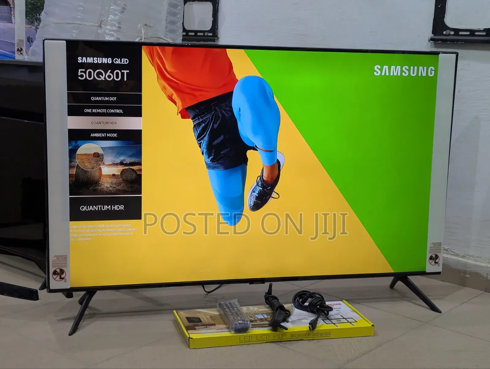 Samsung 50" Inches Qled Q60T Bezel-Less Screen 2020Model Smart TV