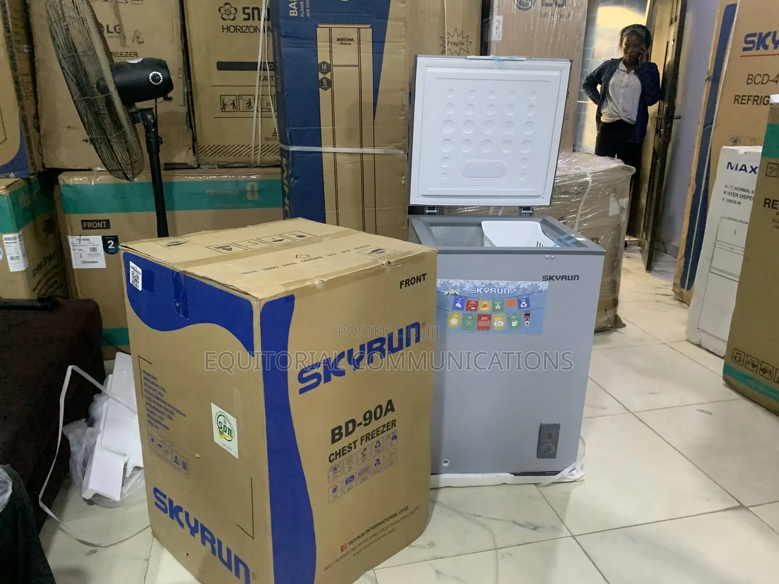 Skyrun BD-90A 90L Freezer for Home and Shop
