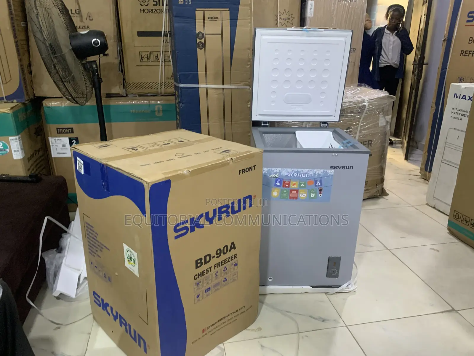 Skyrun BD-90A 90L Freezer for Home and Shop