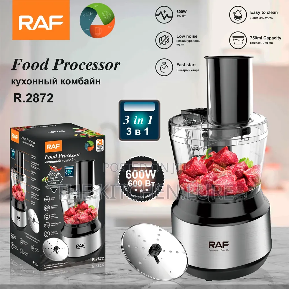 RAF 3-in-1 Food Processor -1l