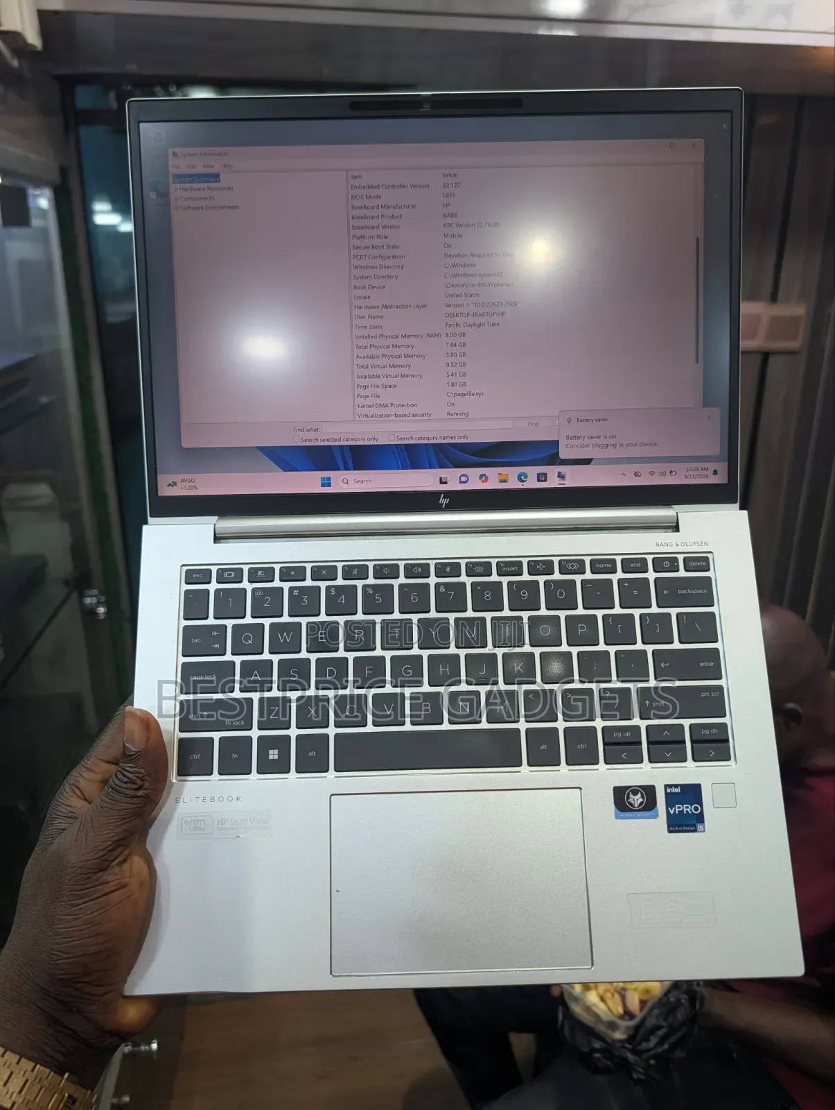 Laptop HP EliteBook 840 G9 8GB Intel Core i5 SSD 512GB