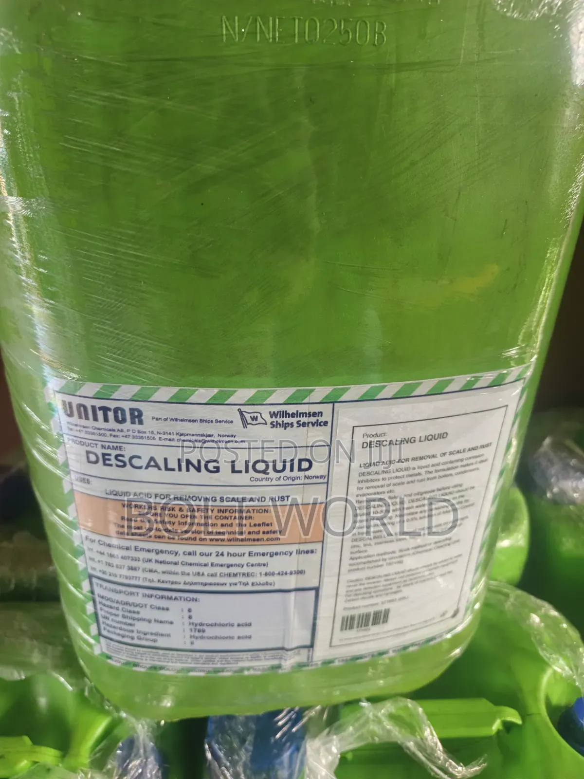 Unitor Descaling Liquid