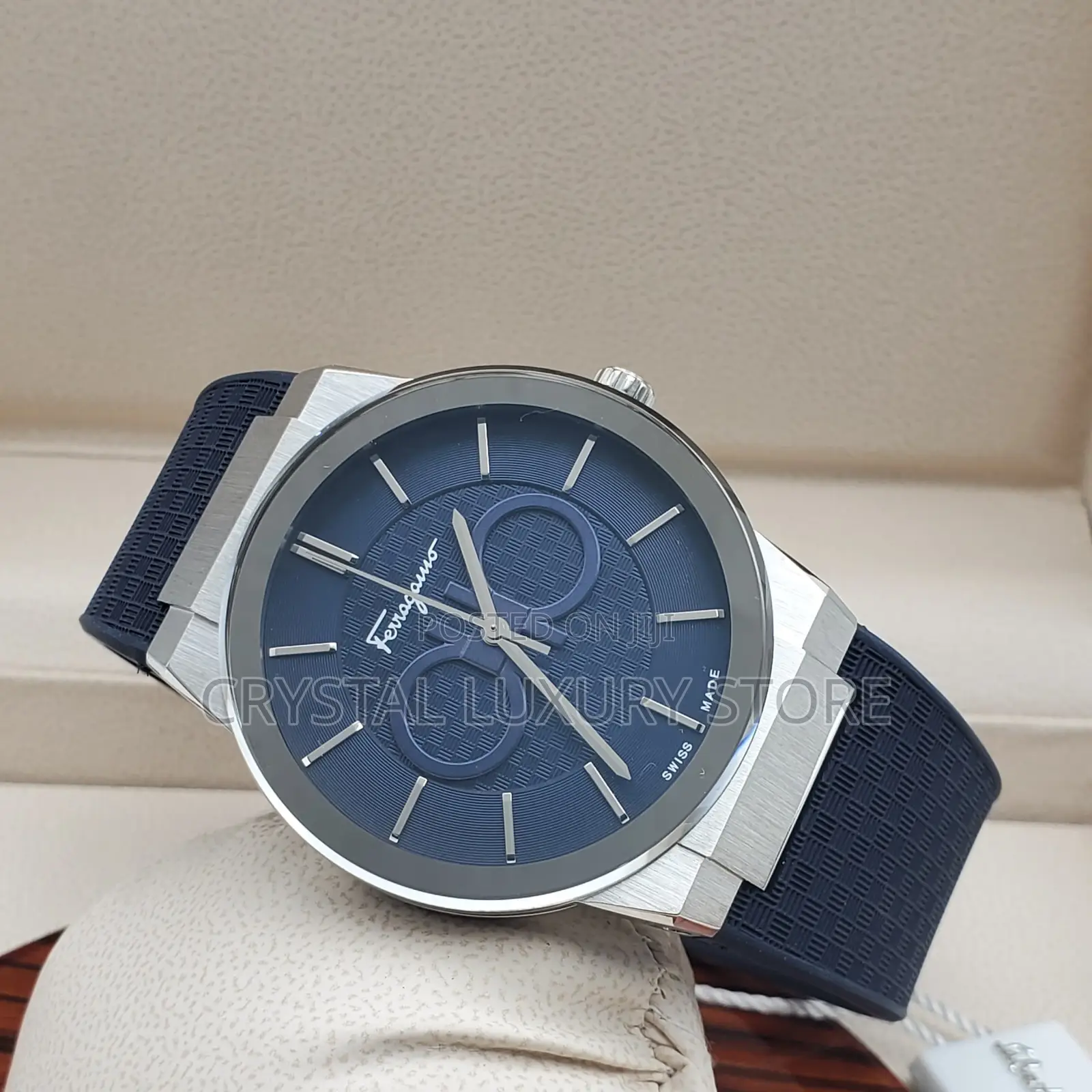 Salvatore Ferragamo Quality Luxury Men Automatic Engine Wristwatch
