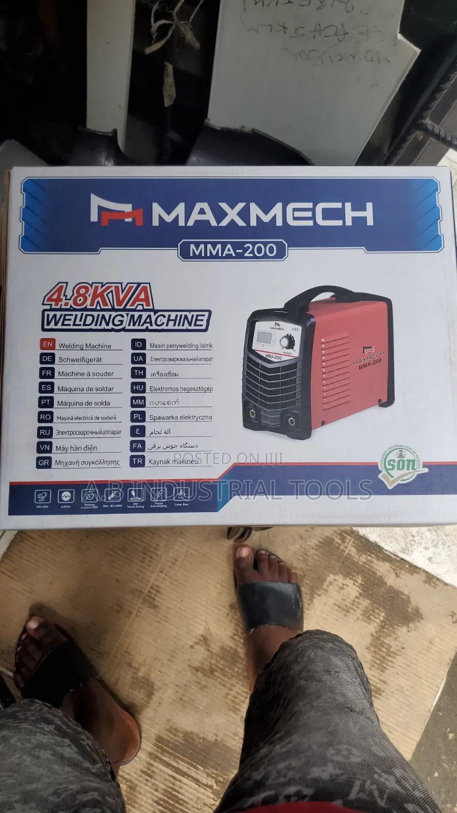 Maxmech Welding Machine MMA-250 6.8KVA