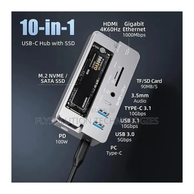 Onten OTN-UC966 10-in-1 M.2 SSD Enclosure