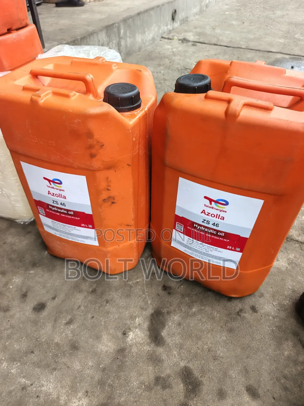 Totalenergies Azolla Zs 46 Hydraulic Oil 25l