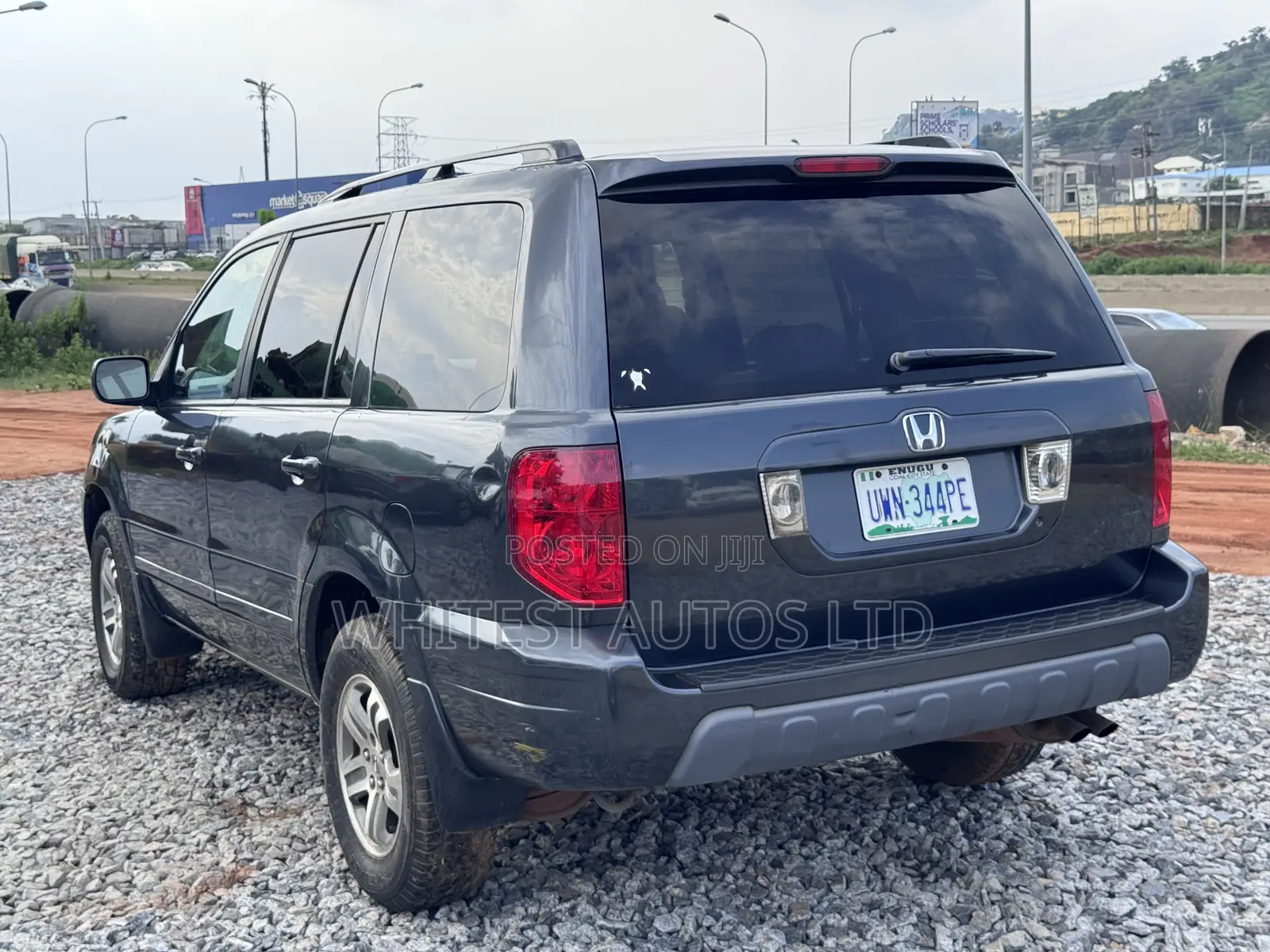Honda Pilot EX-L 4x4 (3.5L 6cyl 5A) 2004 Gray